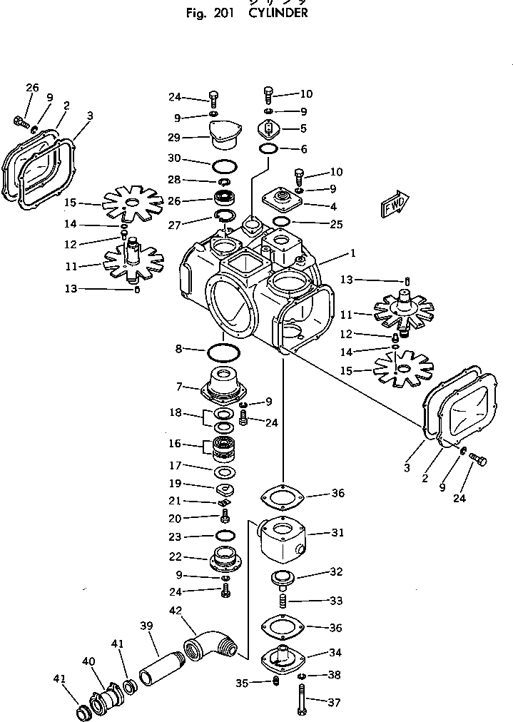 компрессор в сборе M721075900010 KOMATSU