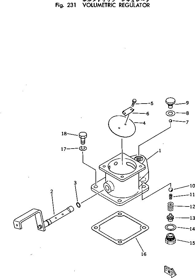Регулятор в сборе M721075900200 KOMATSU