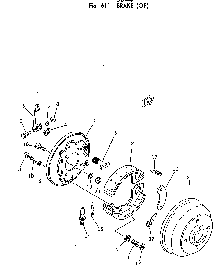 HUB,BRAKE (M711076170700) KOMATSU