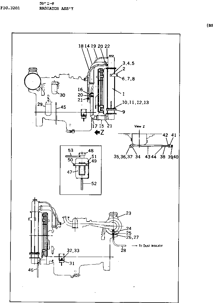 HOSE,RADIATOR (07260-25814) KOMATSU