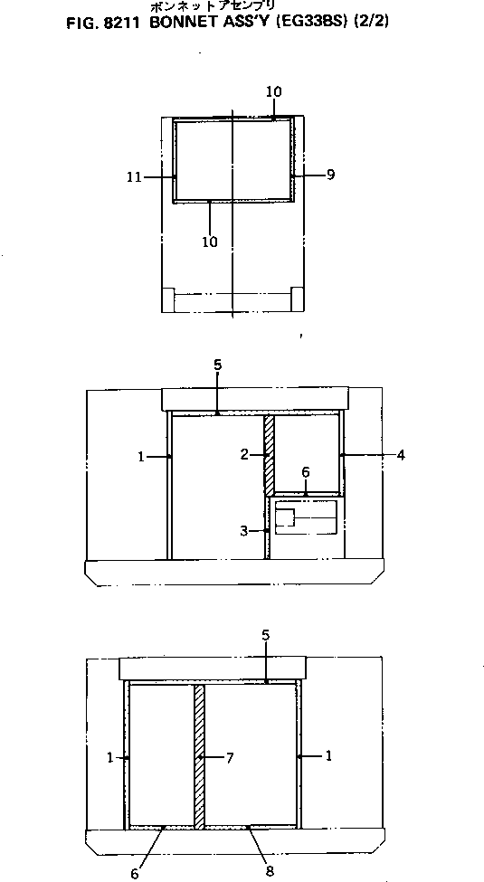 Резиновое уплотнение DY80351-05904 KOMATSU