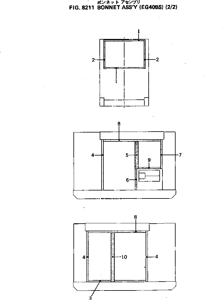 Резиновое уплотнение DY80451-04604 KOMATSU