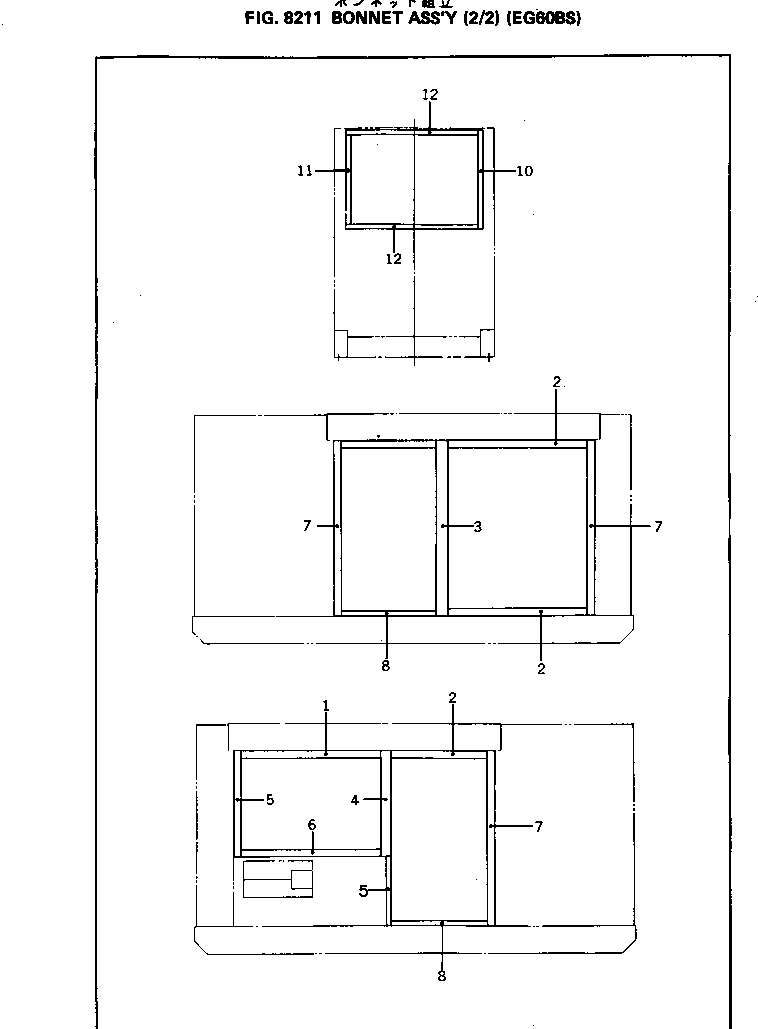 Резиновое уплотнение DY80951-02004 KOMATSU