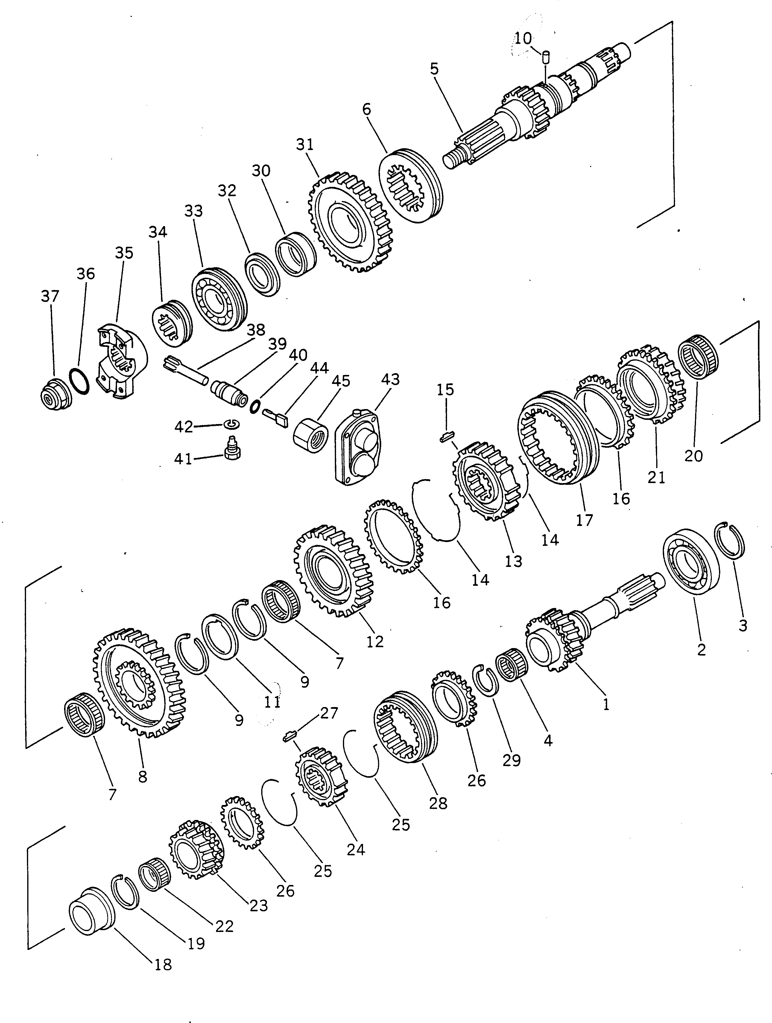 гайка 1-09449-028-0 KOMATSU