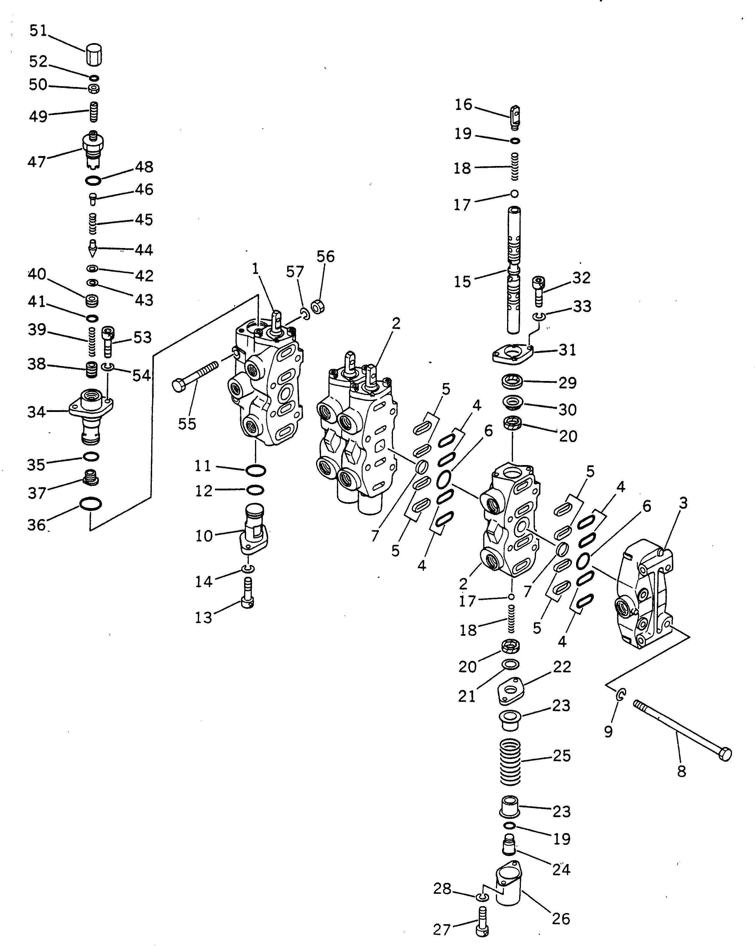 Предохранительный клапан в сборе 700-70-51001 KOMATSU