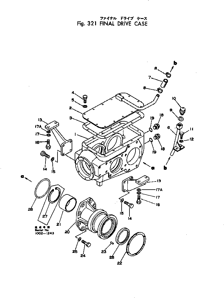 бортовой редуктор в сборе 237-22-00012 KOMATSU