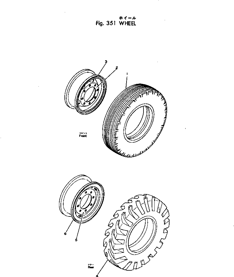 WHEEL ASS'Y,R.H. 237-30-00011 KOMATSU