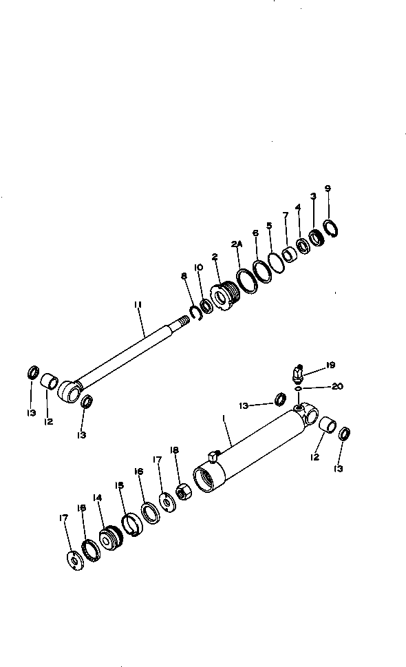 Цилиндр в сборе \0\237-63-32100 KOMATSU