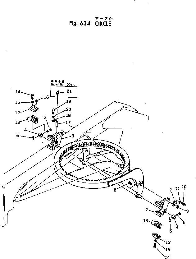 ADJUSTER,L.H. 237-70-12220 KOMATSU