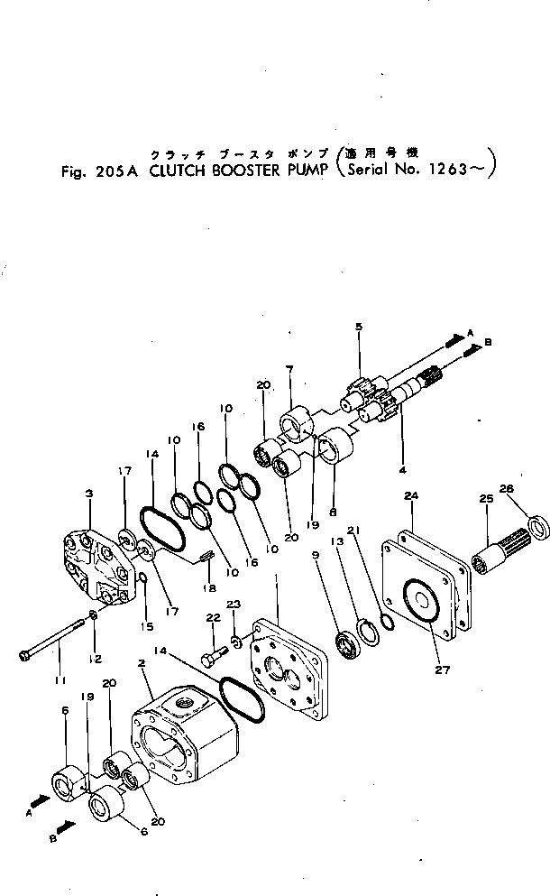 Корпус 07428-66021 KOMATSU