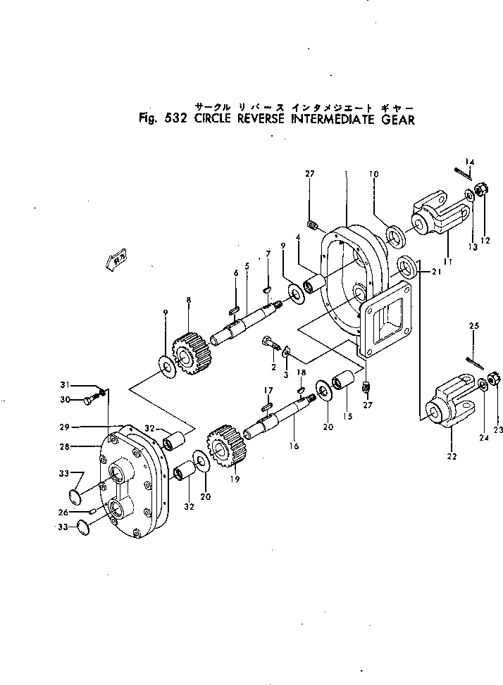 INTERMEDIATE GEAR A. 230-71-00151 KOMATSU