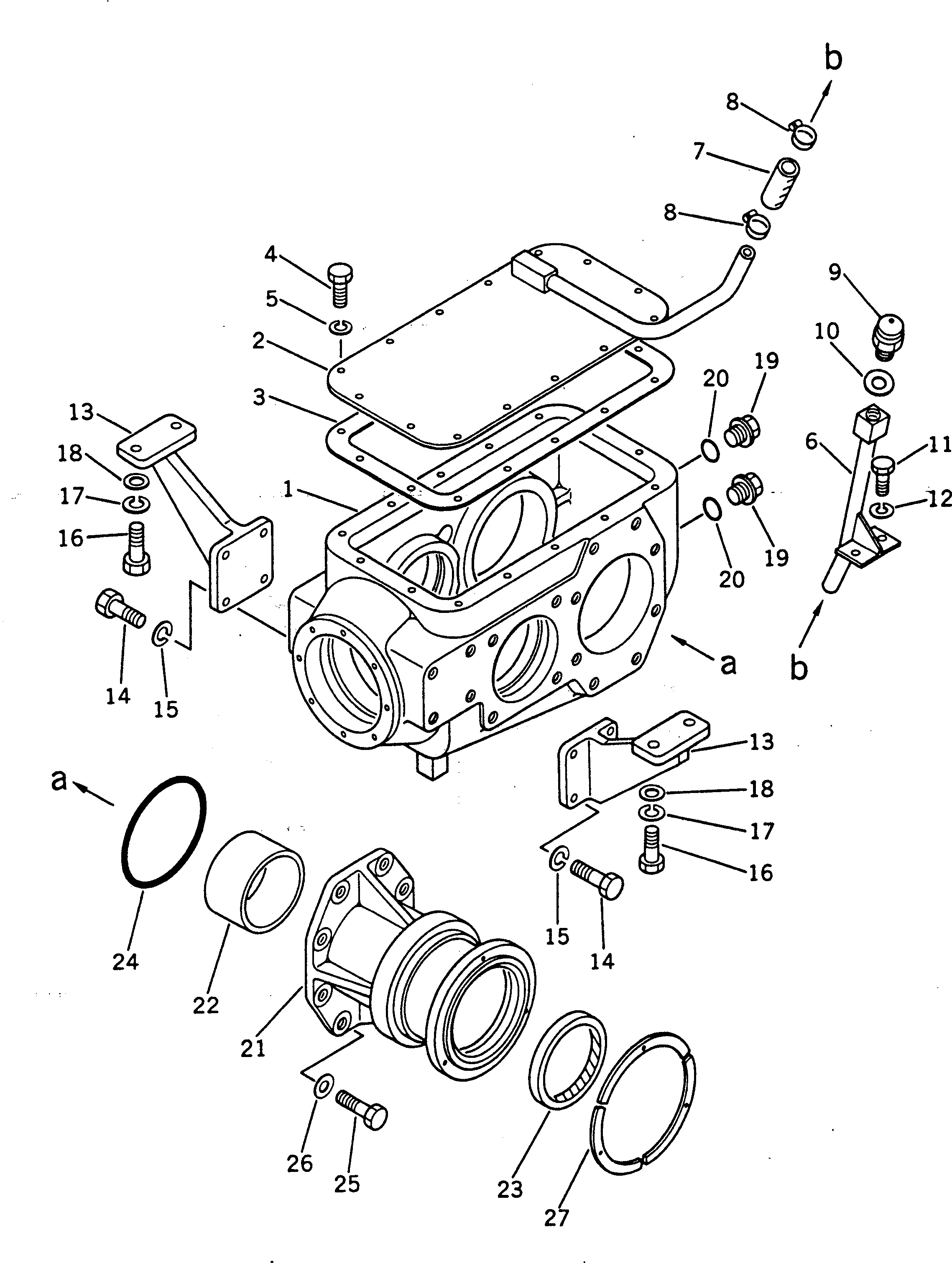 Бортовой редуктор в сборе 237-22-00100 KOMATSU