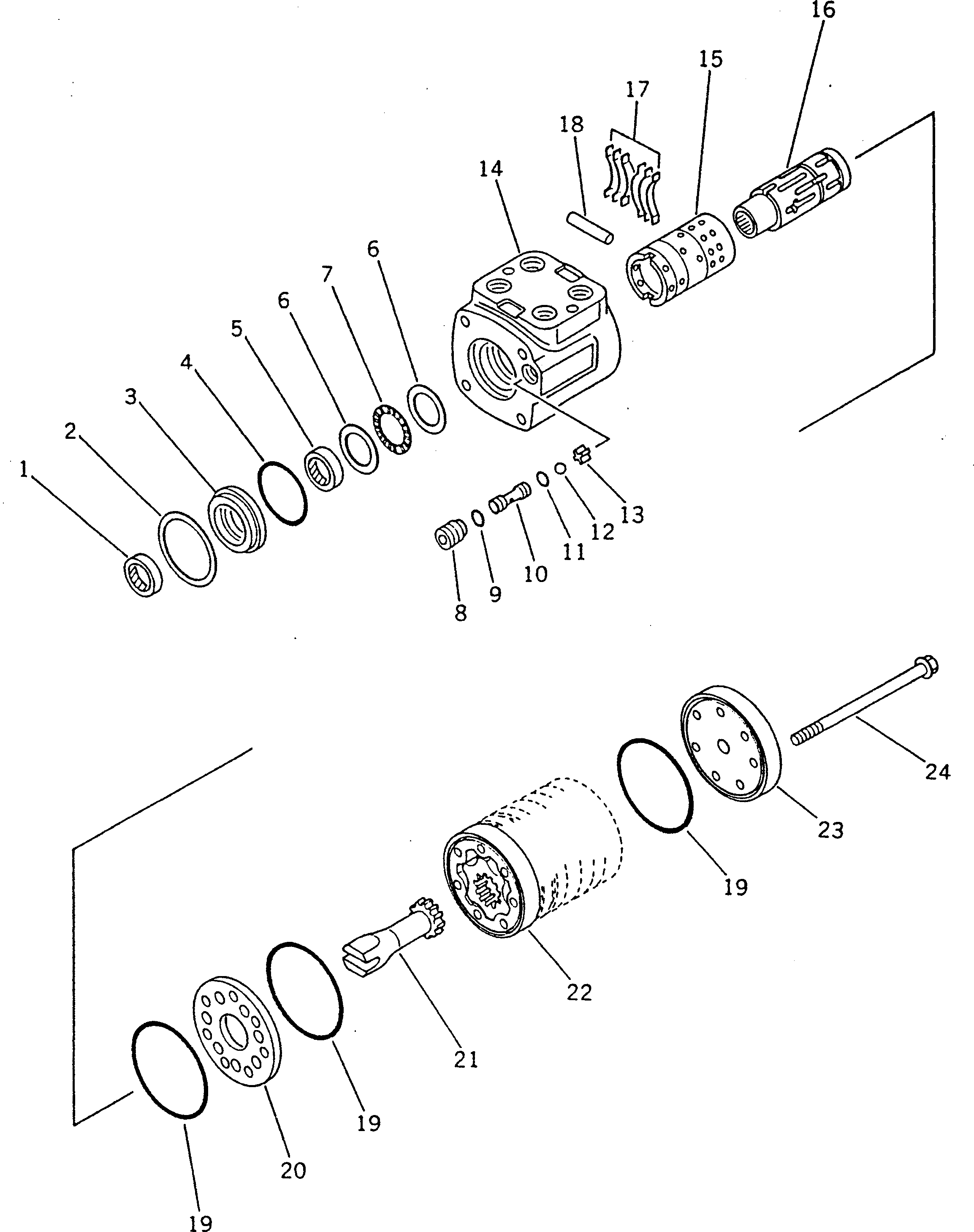 STEERING VALVE ASS'Y 237-40-12200 KOMATSU