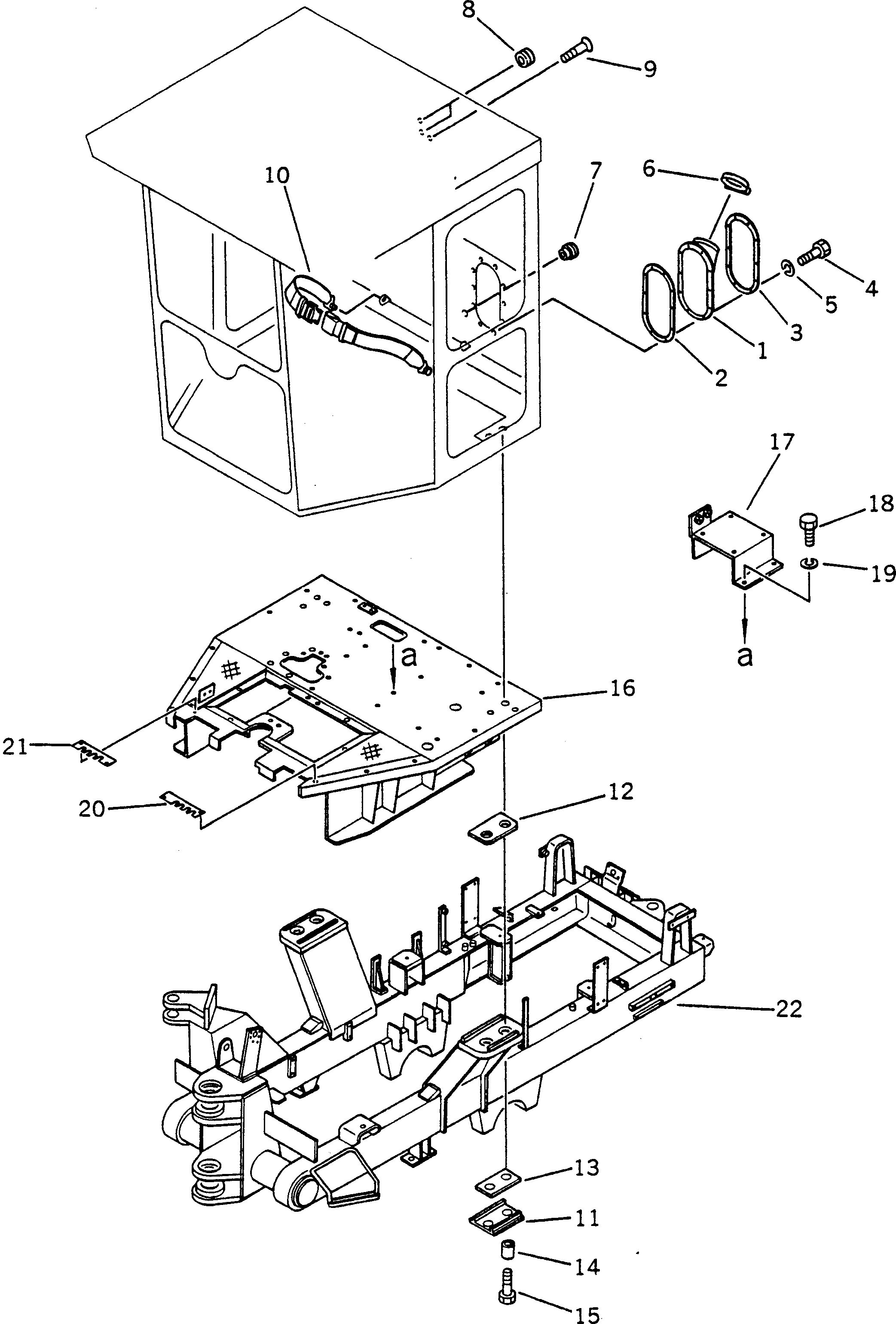 BRACKET,(MODIFIED PART) 237-957-1160 KOMATSU