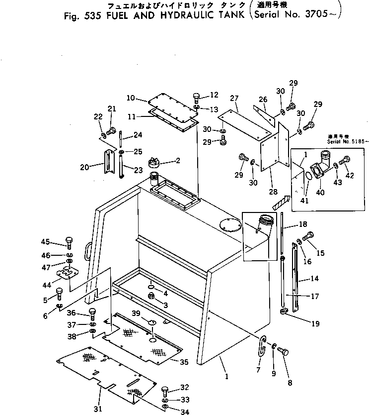 FRAME,(EXCEPT JAPAN) 232-977-6110 KOMATSU