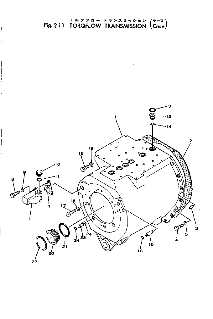 TRANSMISSION ASS'Y (M) 234-15-00012 KOMATSU