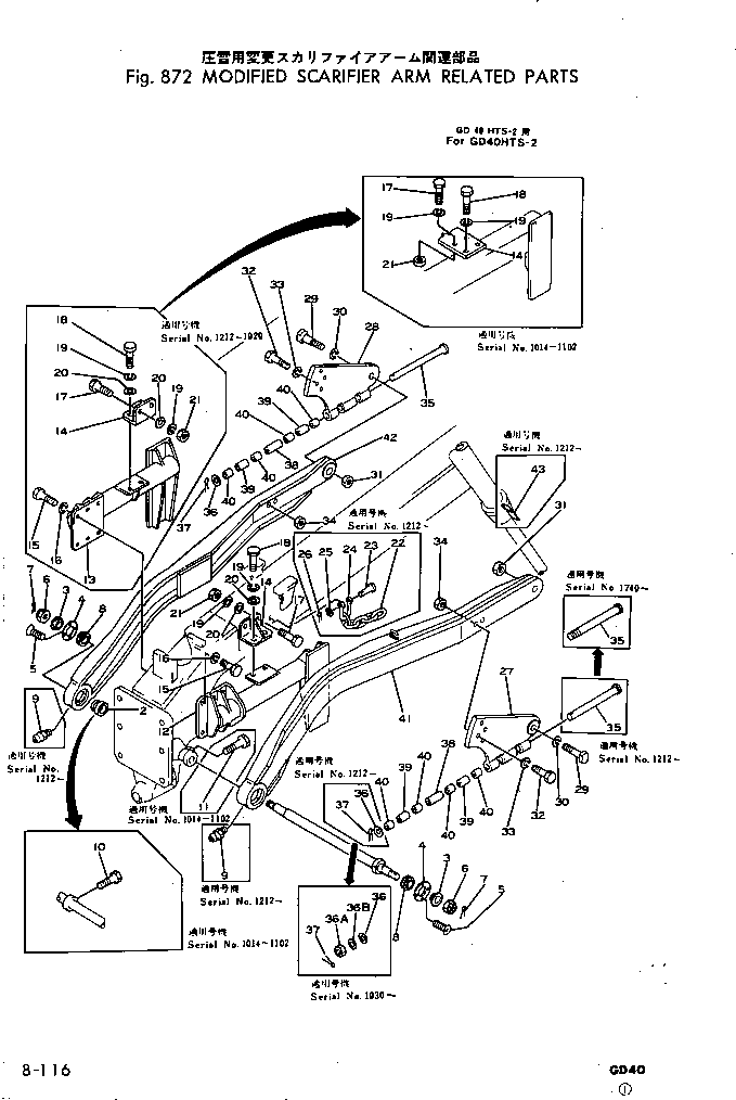 Гайка 01580-02022 KOMATSU