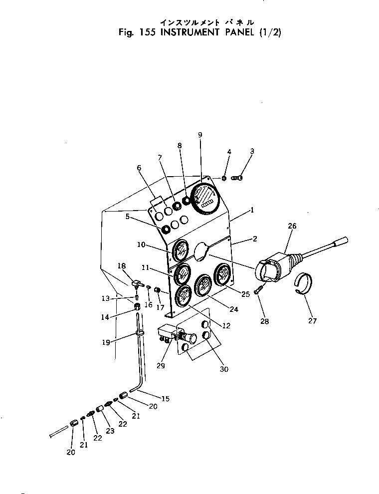 Фонарь 08147-32401 KOMATSU