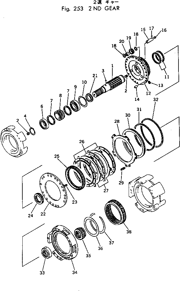 Кольцо 07018-30954 KOMATSU
