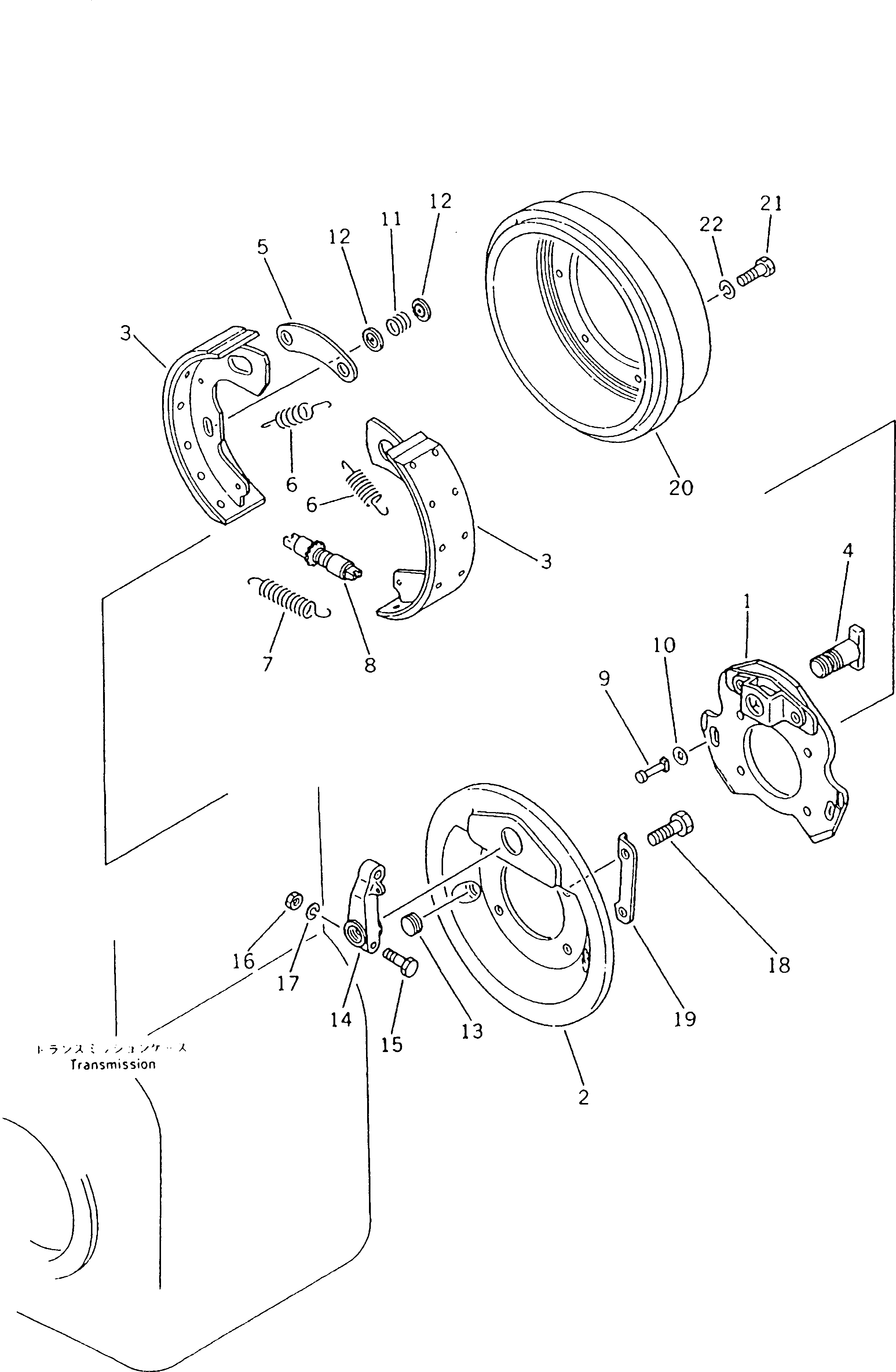 PARKING BRAKE ASS'Y 232-32-00301 KOMATSU
