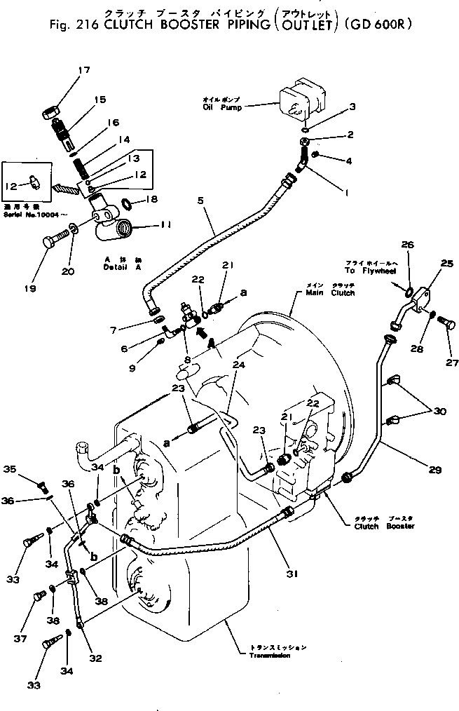 Гайка 07290-10522 KOMATSU