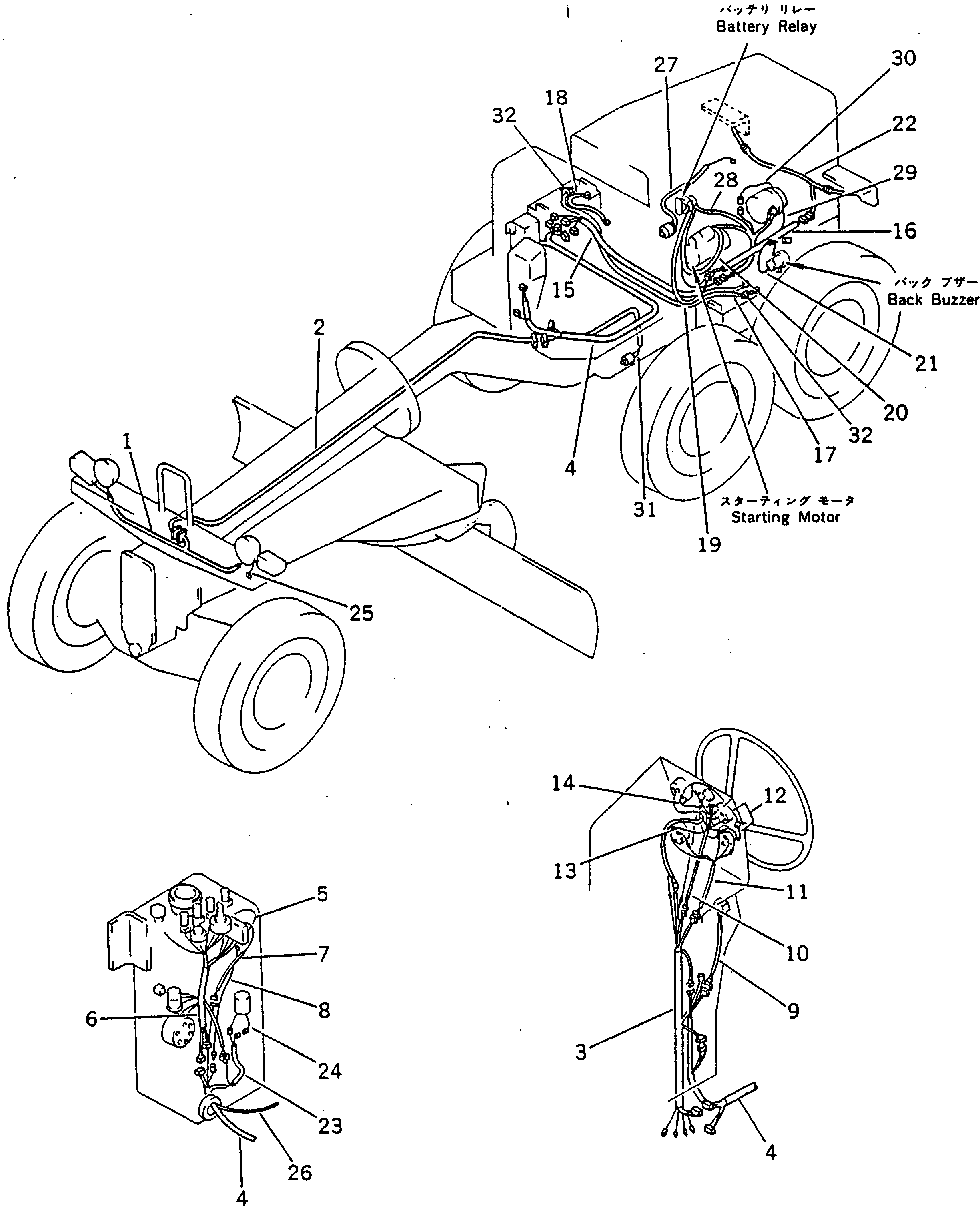 Жгут проводов 232-06-52730 KOMATSU