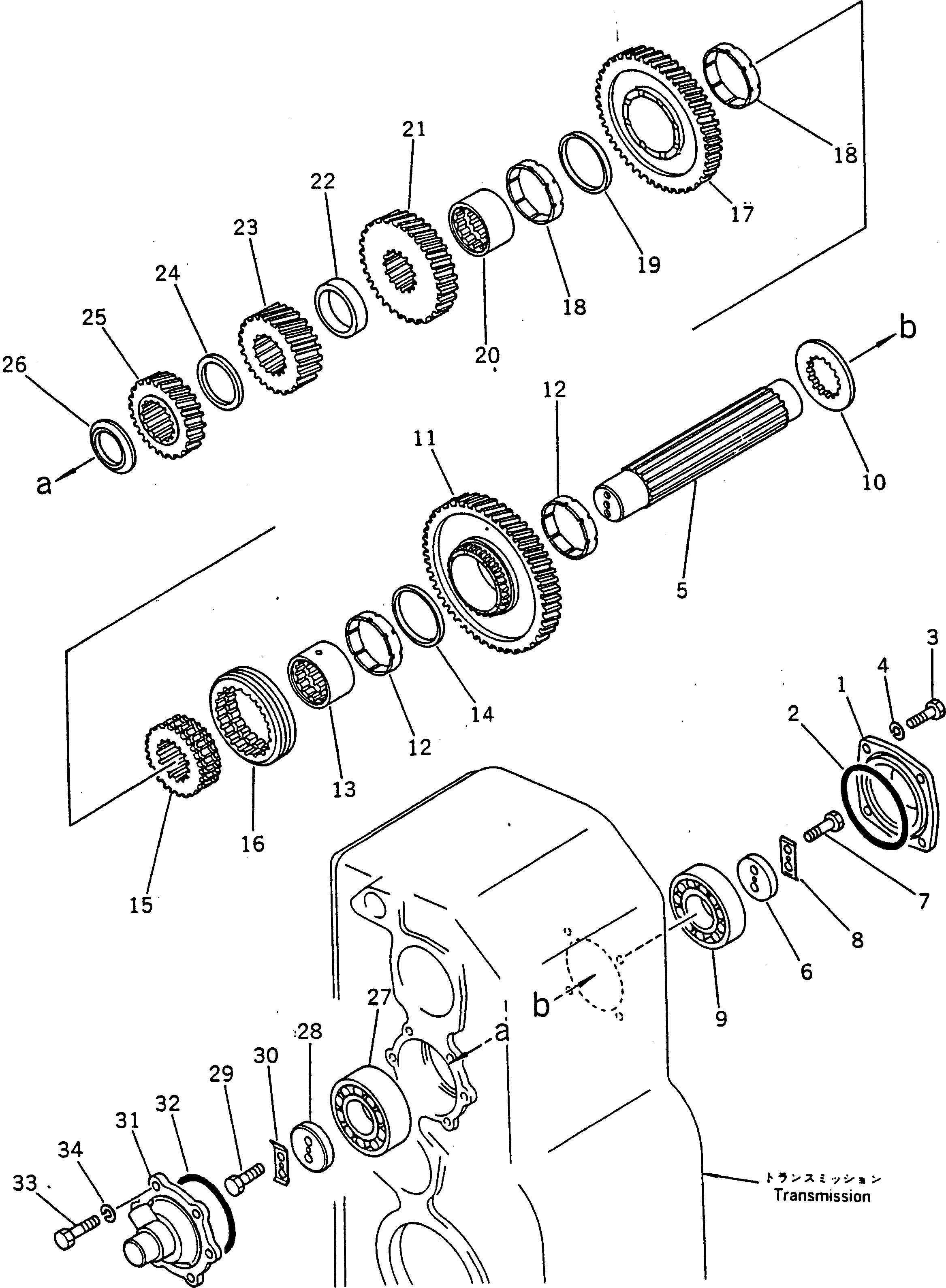 Трансмиссия в сборе (232-14-00403) KOMATSU