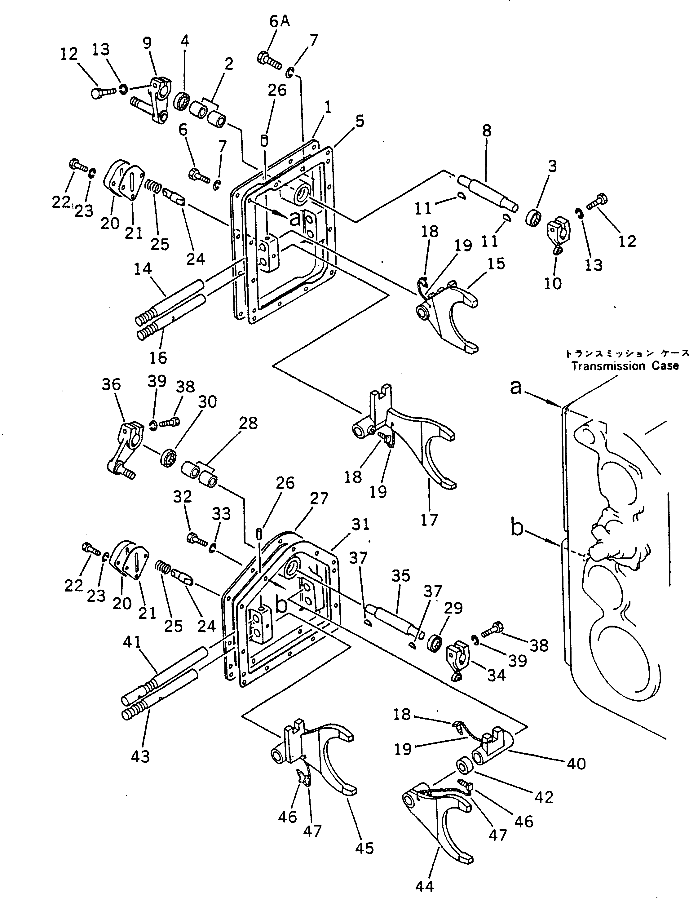 FORK 232-14-67620 KOMATSU