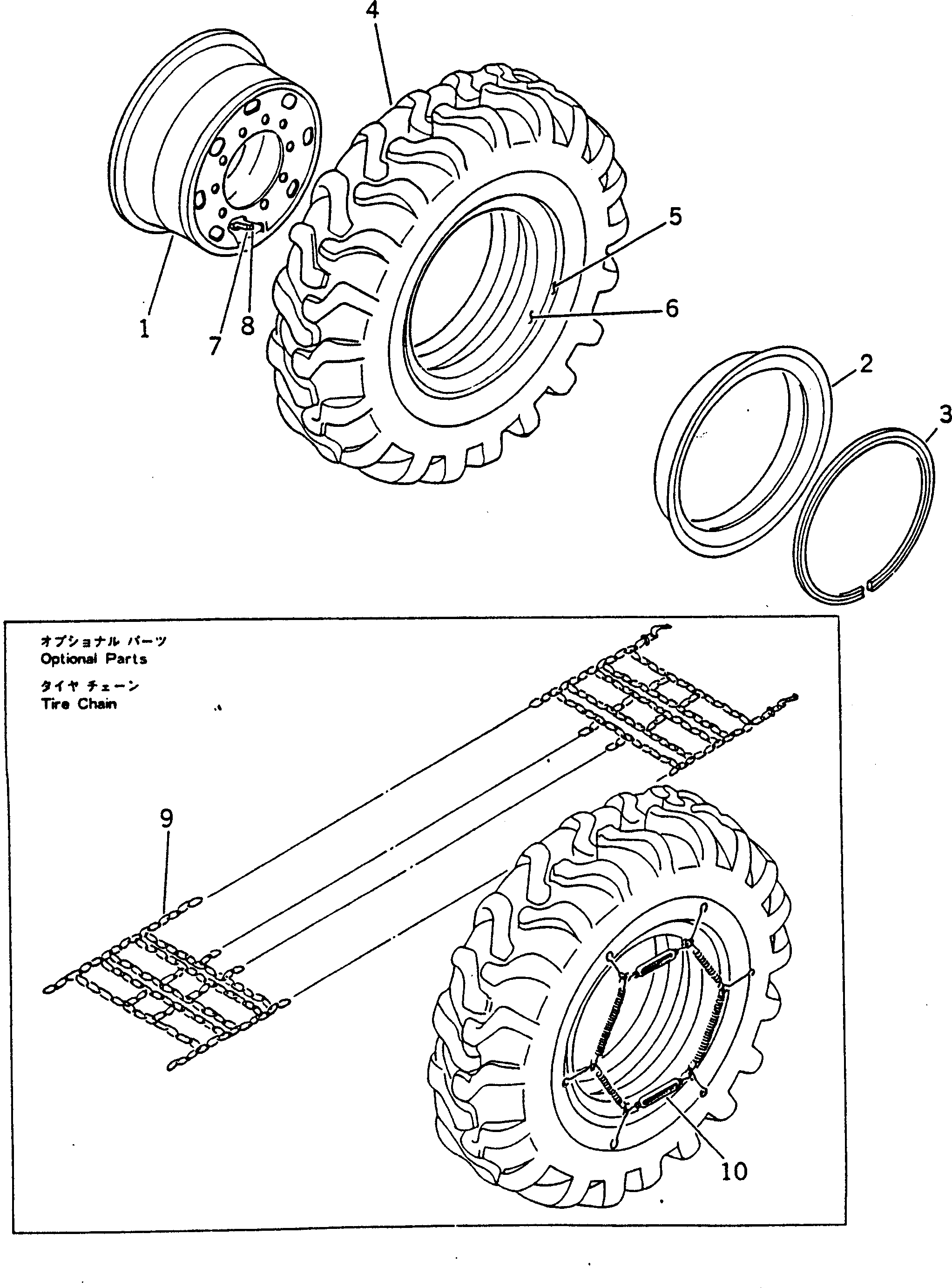 WHEEL ASS'Y,R.H. 232-30-00560 KOMATSU