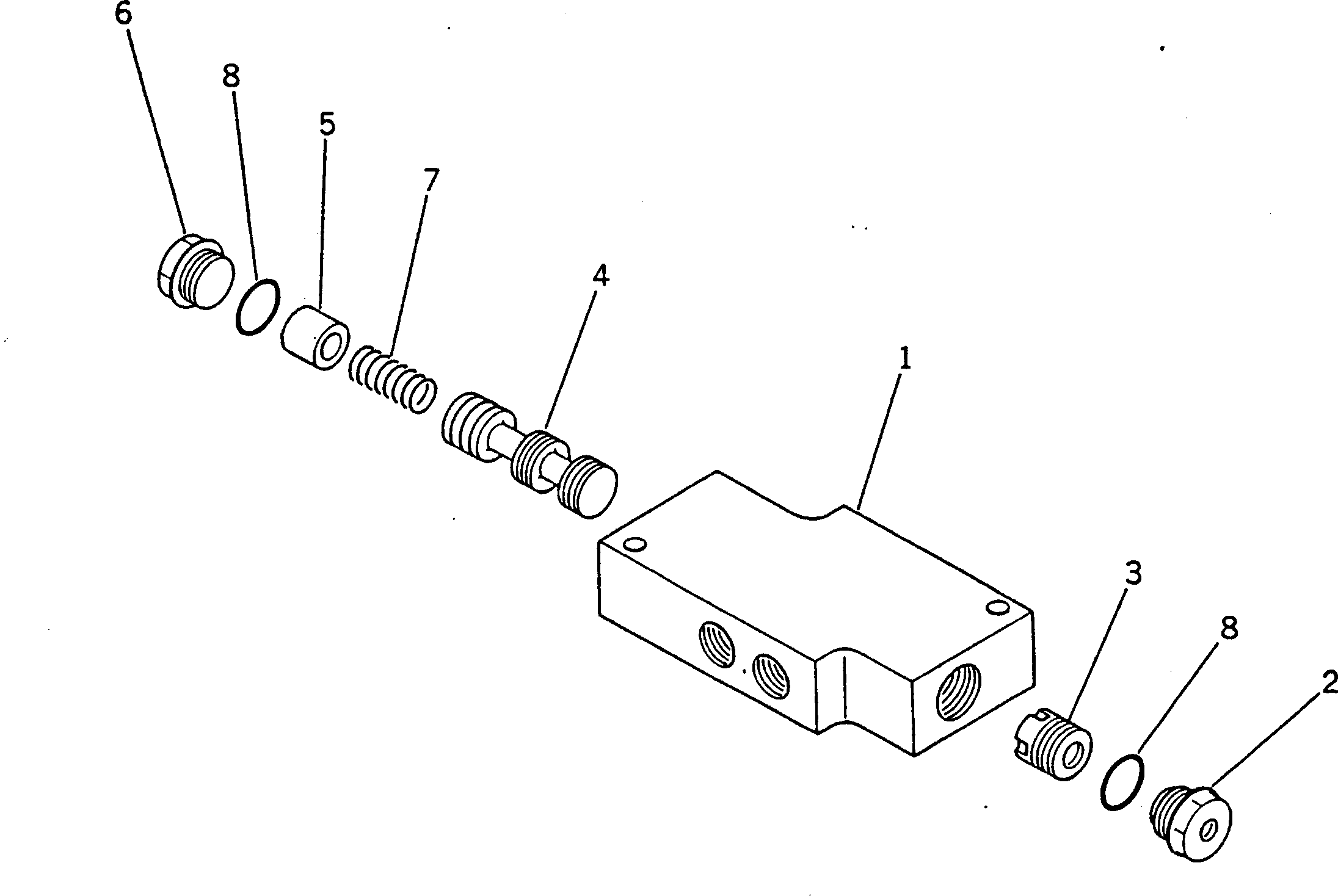 Клапан в сборе 232-860-6100 KOMATSU