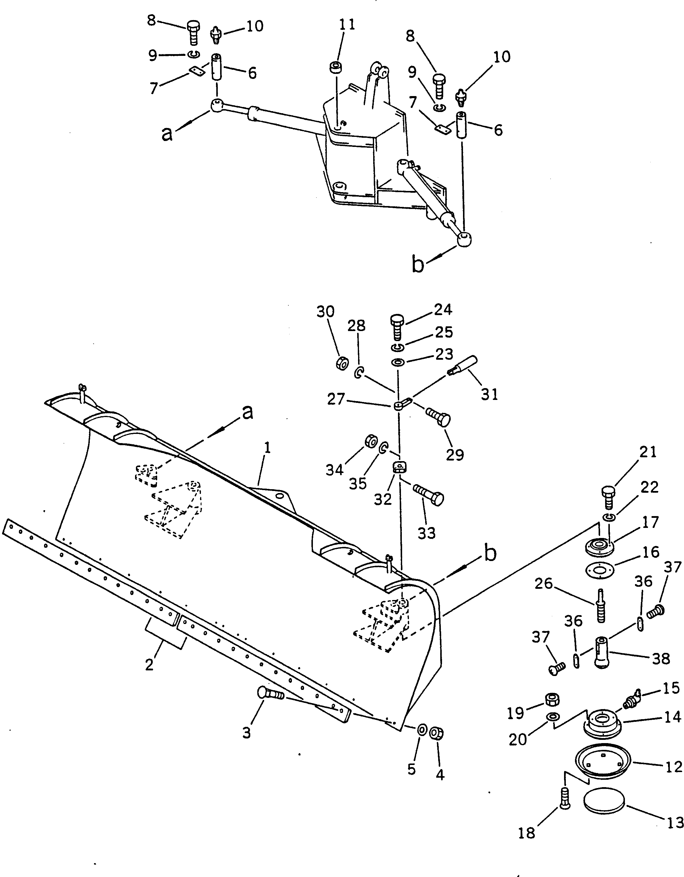 PLOW ASS'Y 232-979-0301 KOMATSU