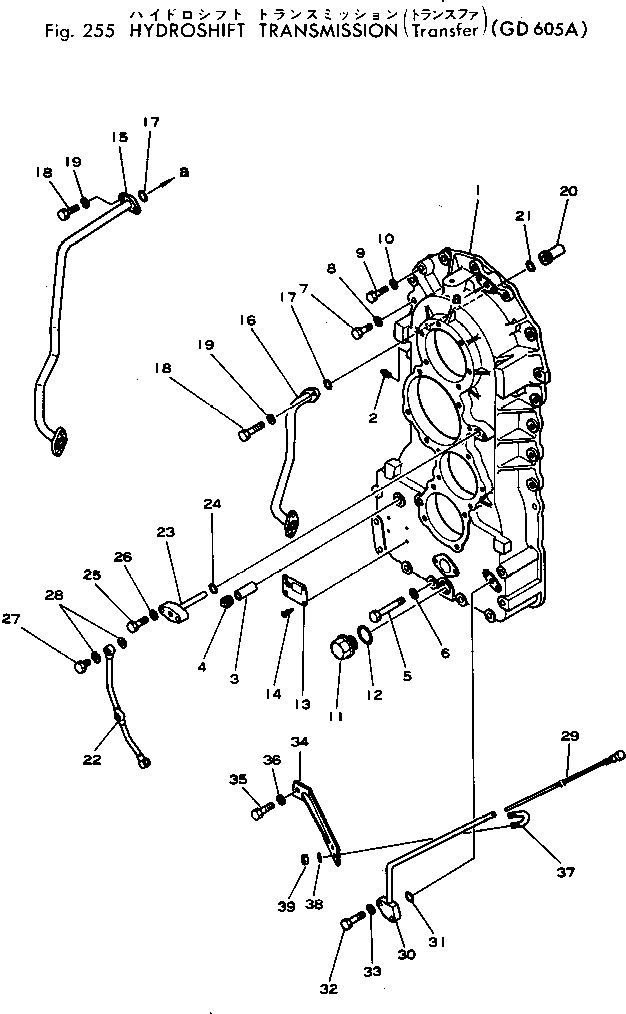 Корпус 232-15-13111 KOMATSU