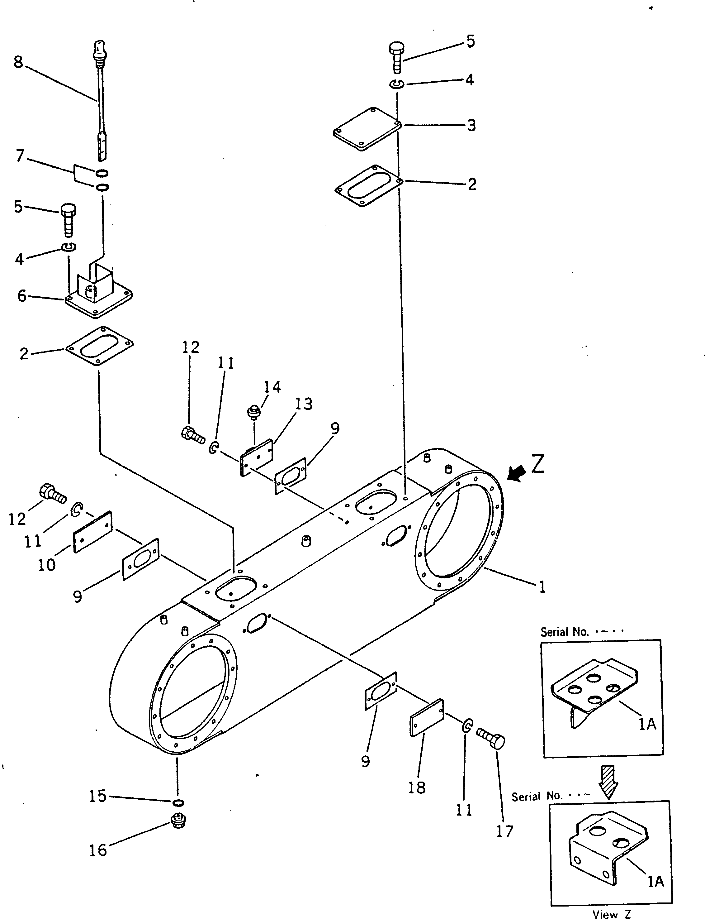 TANDEM DRIVE AS 232-25-00512 KOMATSU