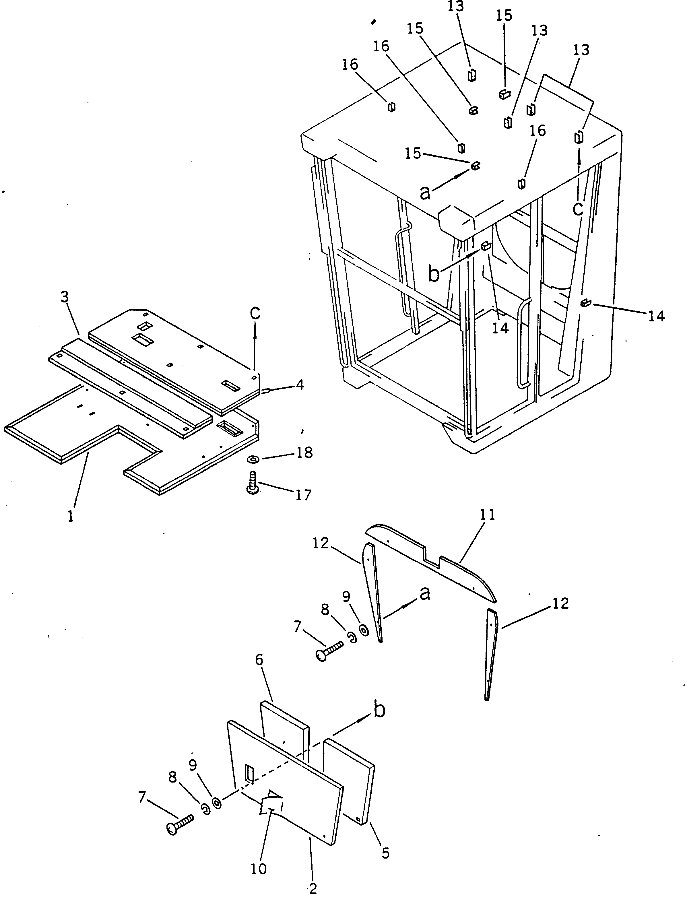 SEAT (OP) 232-957-7280 KOMATSU