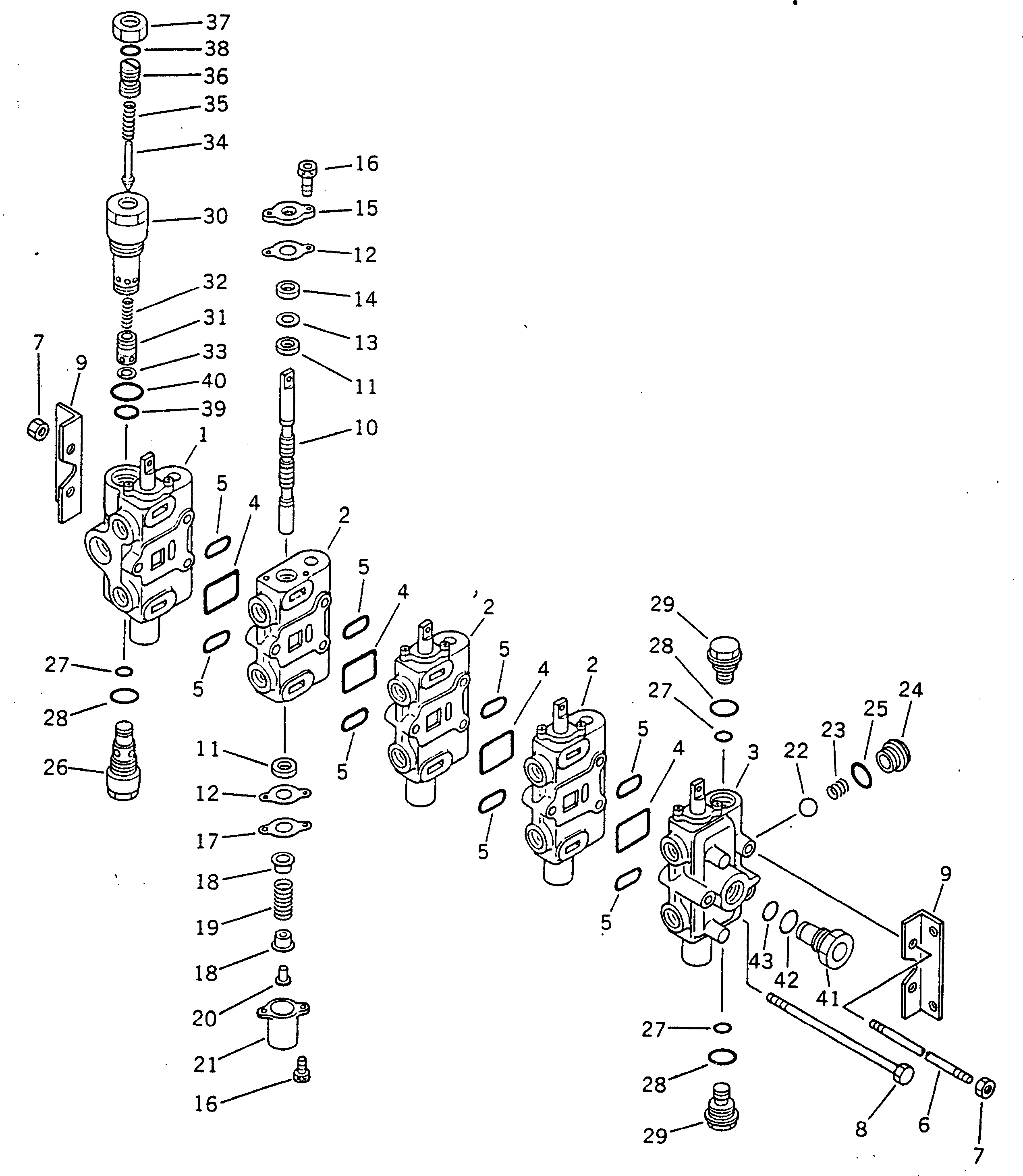 Клапан в сборе 700-25-22000 KOMATSU