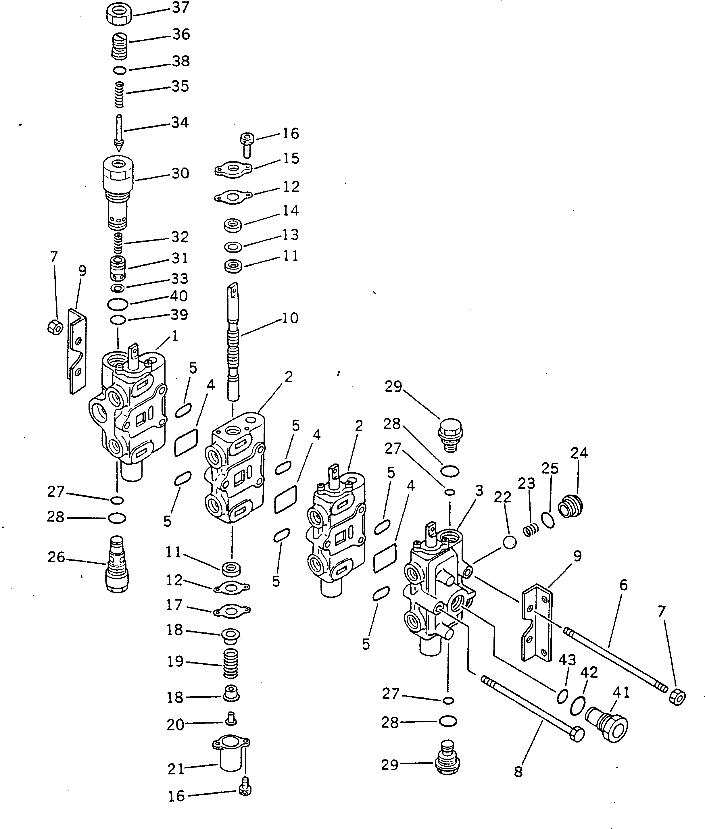 CONTROL VALVE ASS'Y (OP) 700-24-41000 KOMATSU