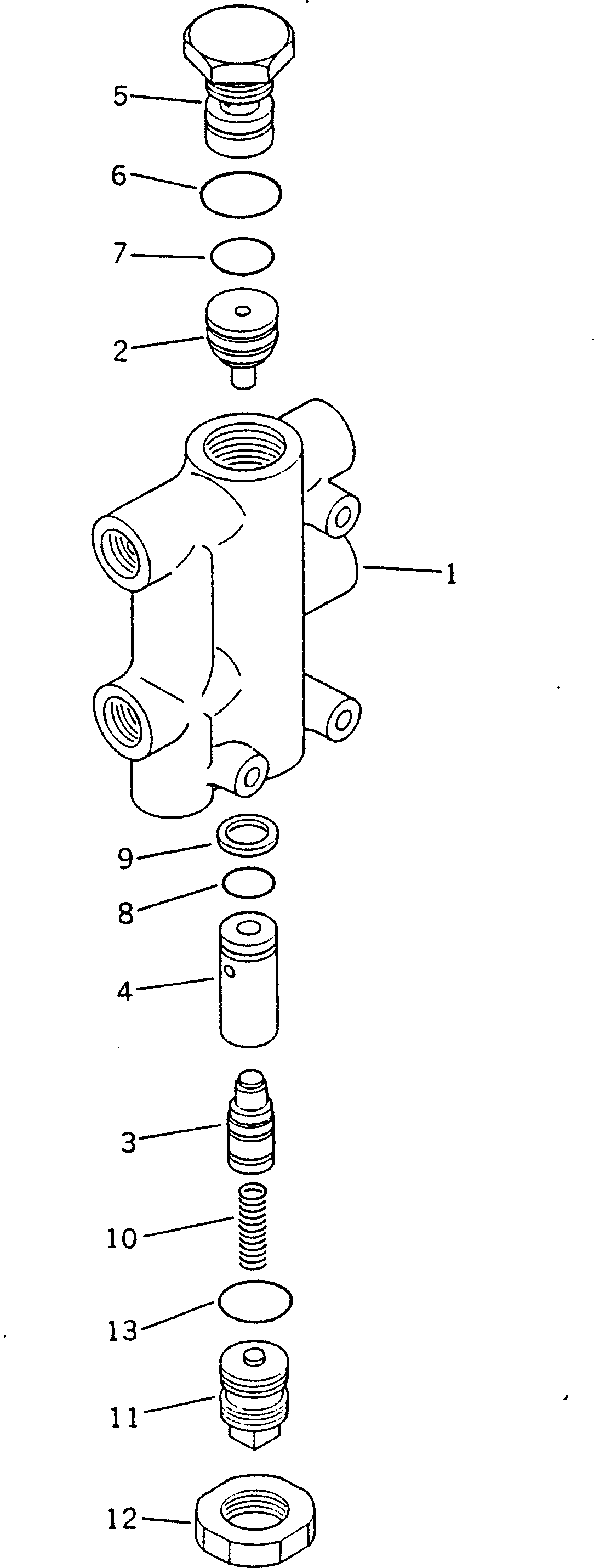 CHECK VALVE ASS (OP) 232-61-13300 KOMATSU