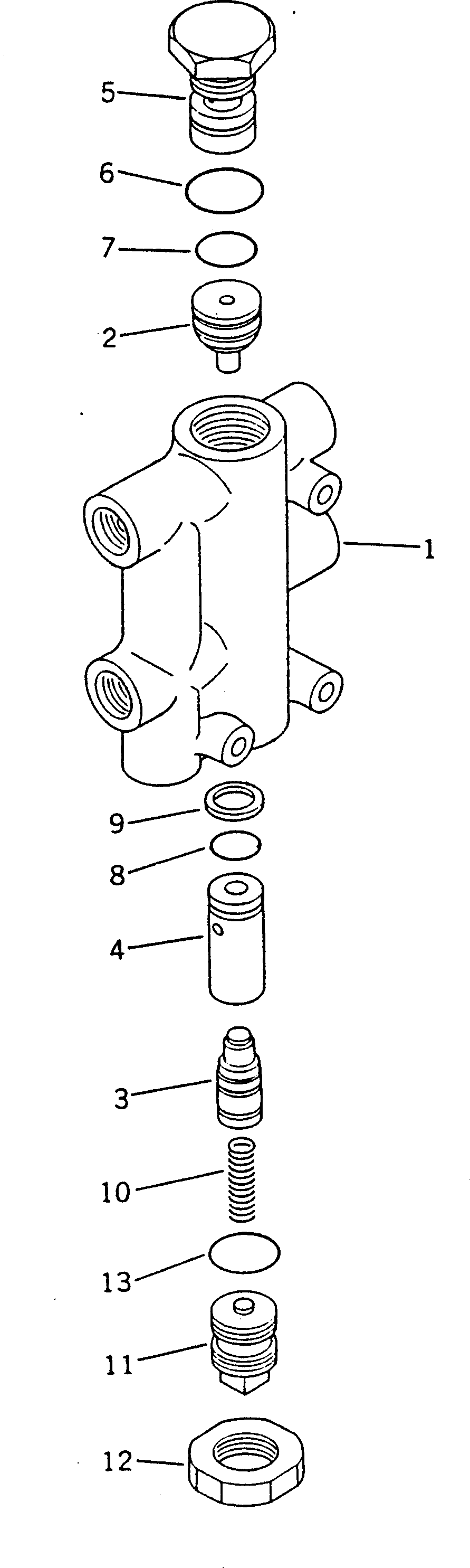Клапан 236-60-25410 KOMATSU