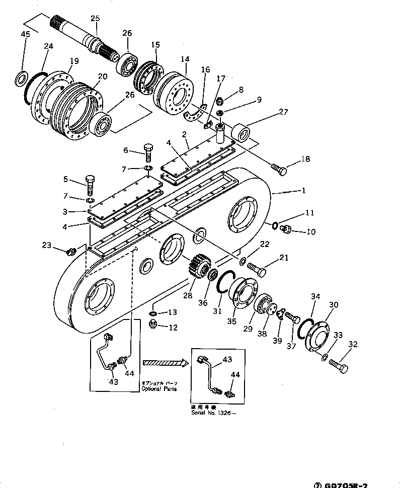 TANDEM DRIVE AS 234-801-0020 KOMATSU