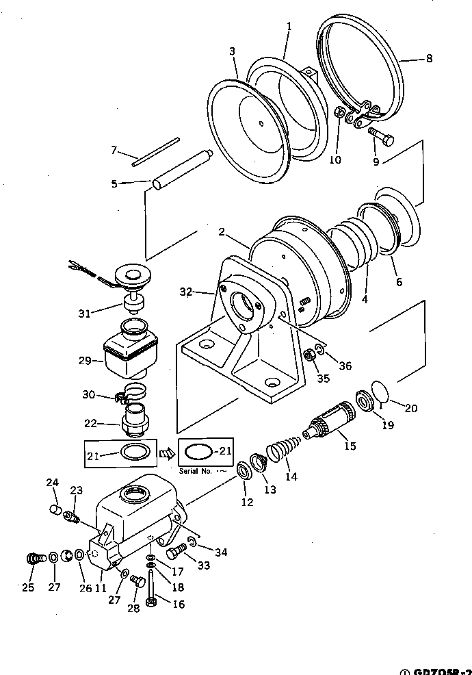 PISTON SPRING K (KIT) 234-43-15020 KOMATSU