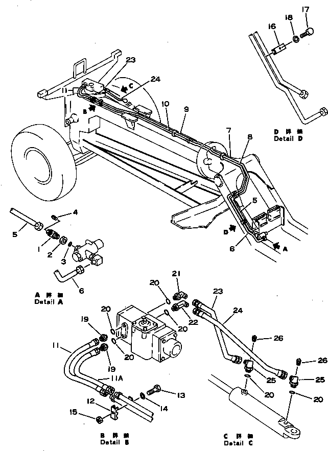Ниппель 234-06-22790 KOMATSU