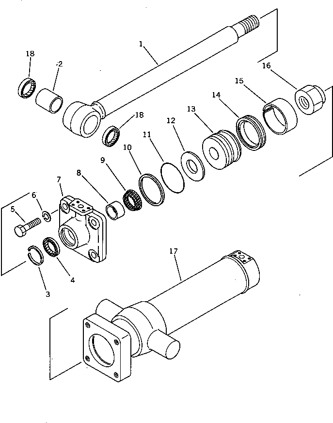Фиксатор 707-40-15280 KOMATSU