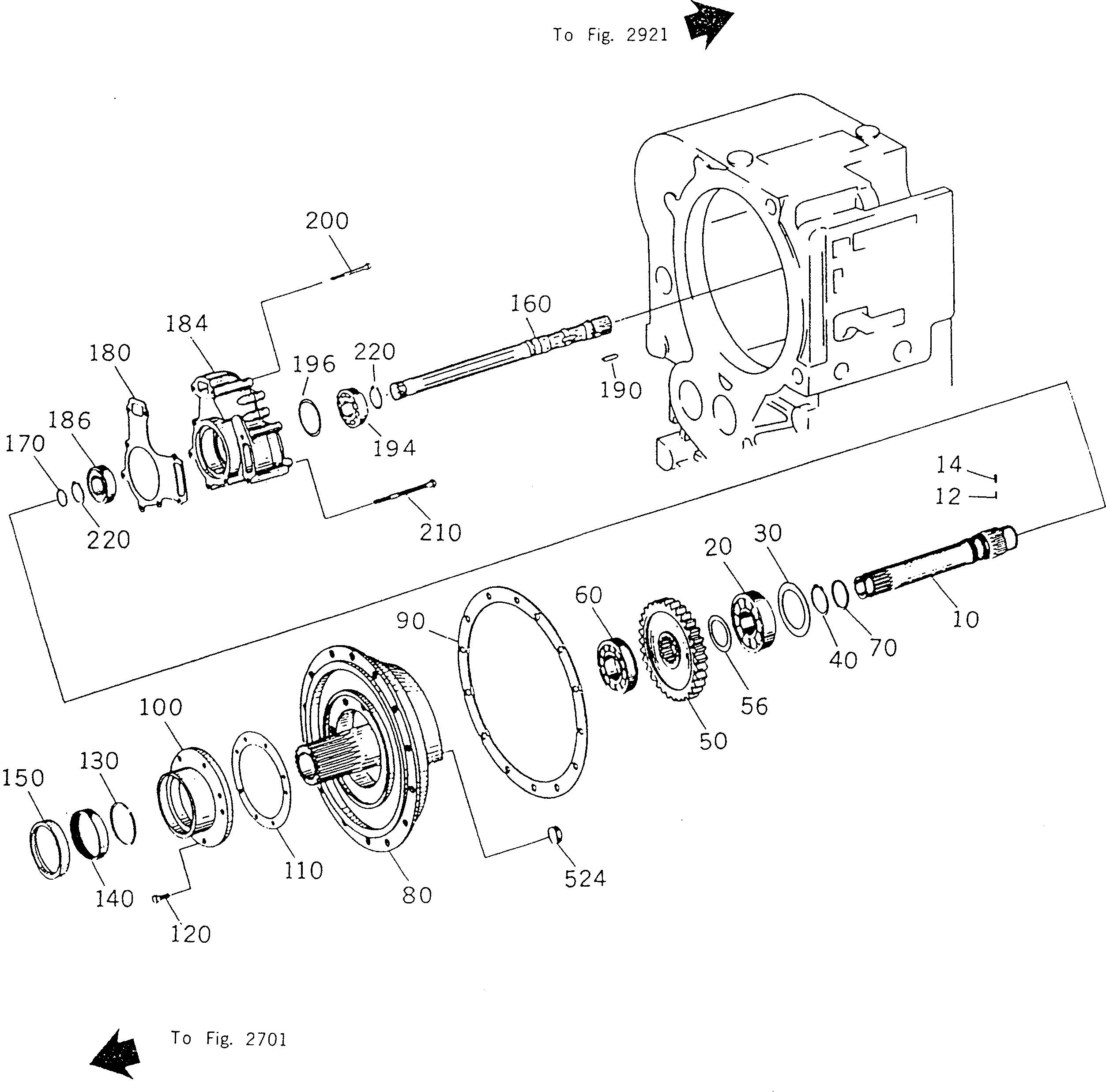 GEAR PUMP,TRANSMISSION BW252266 KOMATSU