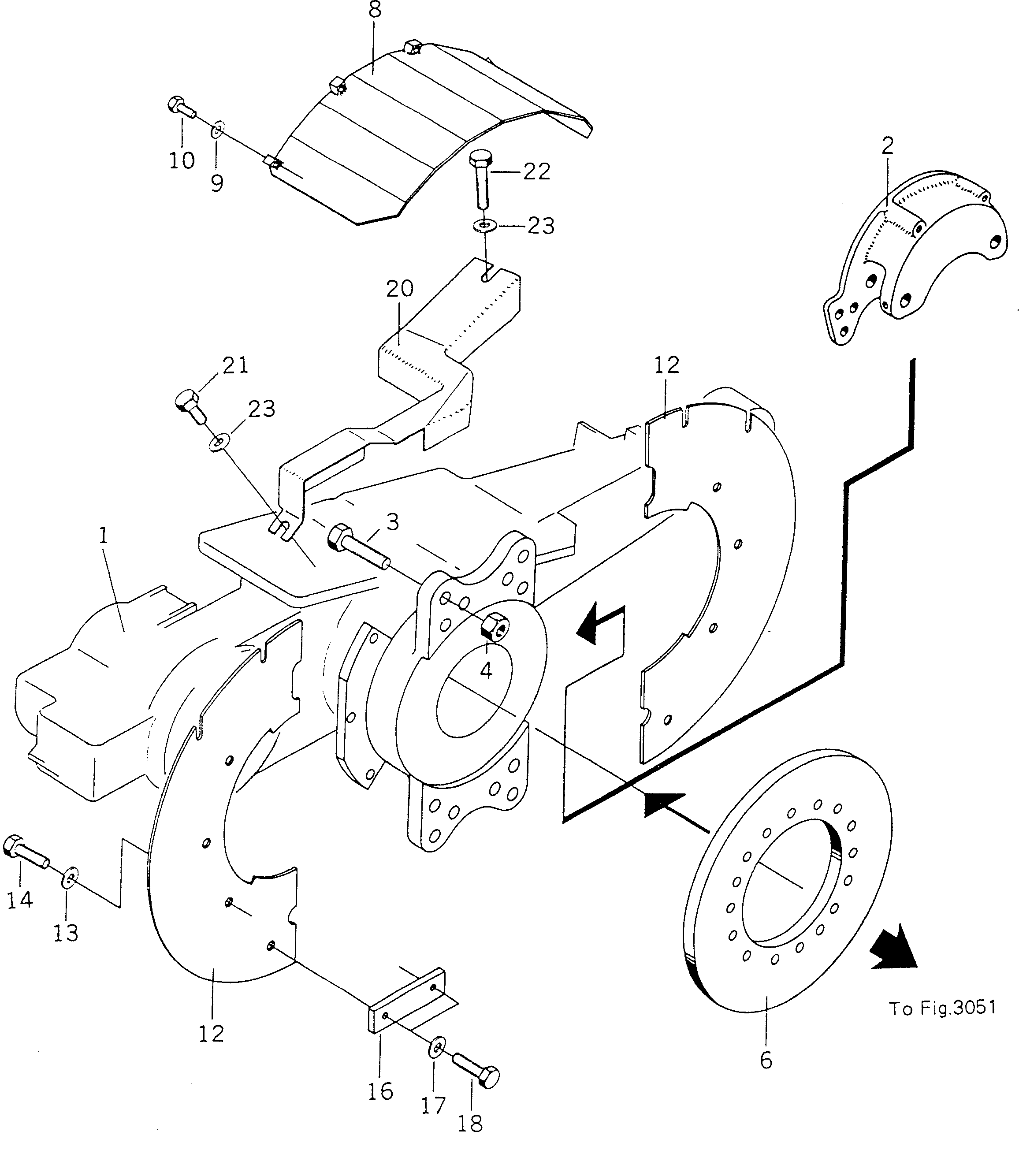 Пластина BW010698 KOMATSU