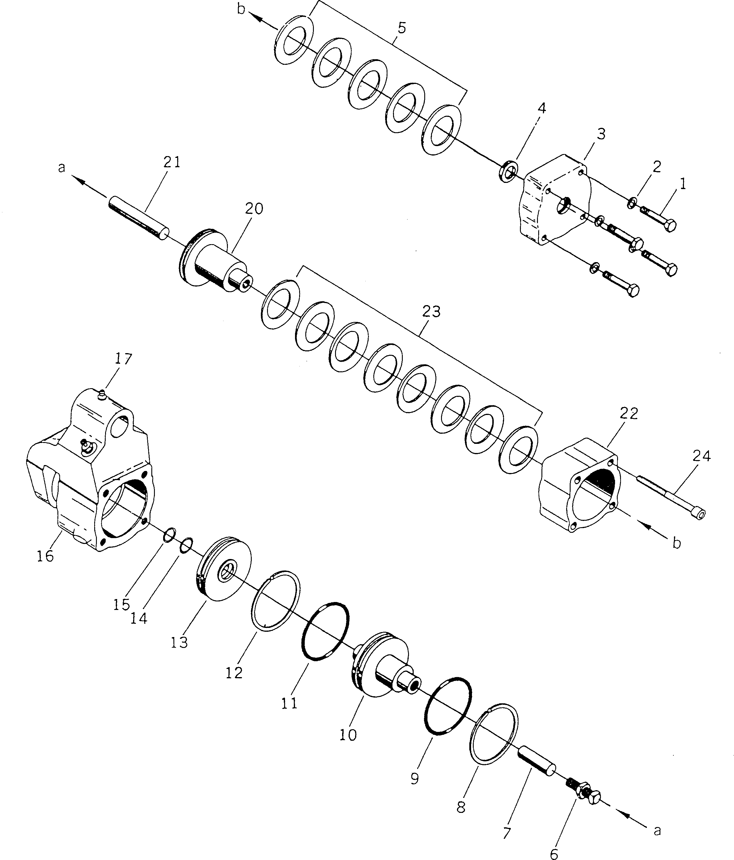 Шток поршня BW153030 KOMATSU