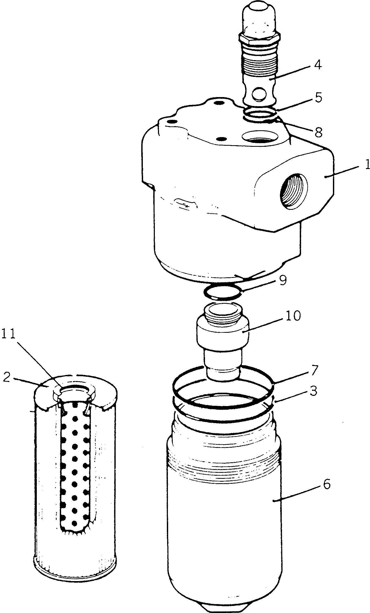 Фильтрующий элемент BW055296 KOMATSU