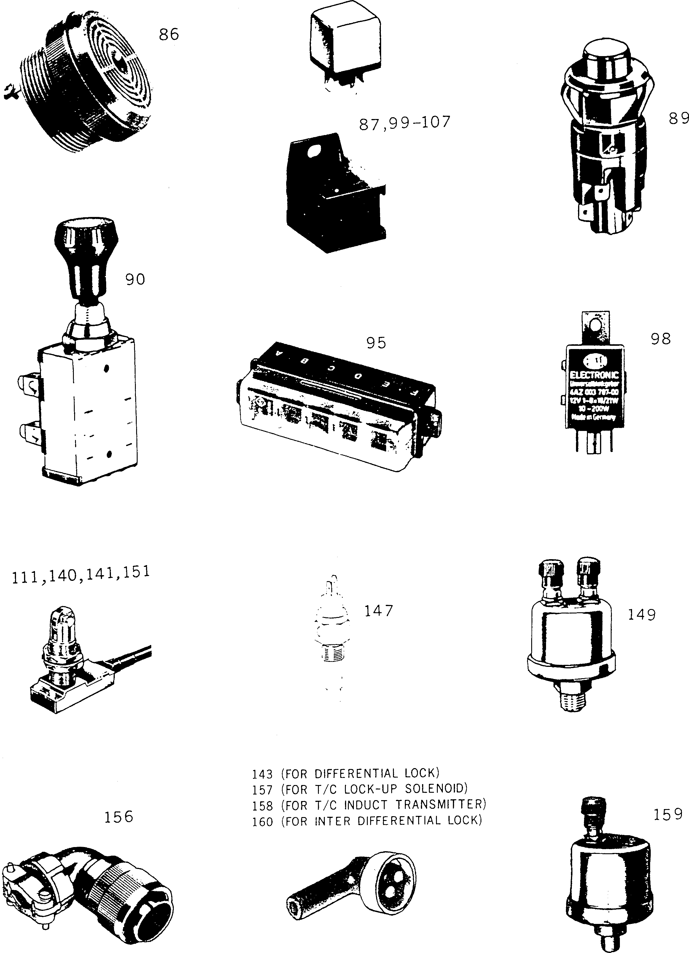 FUSE, 7.5A BW066451 KOMATSU