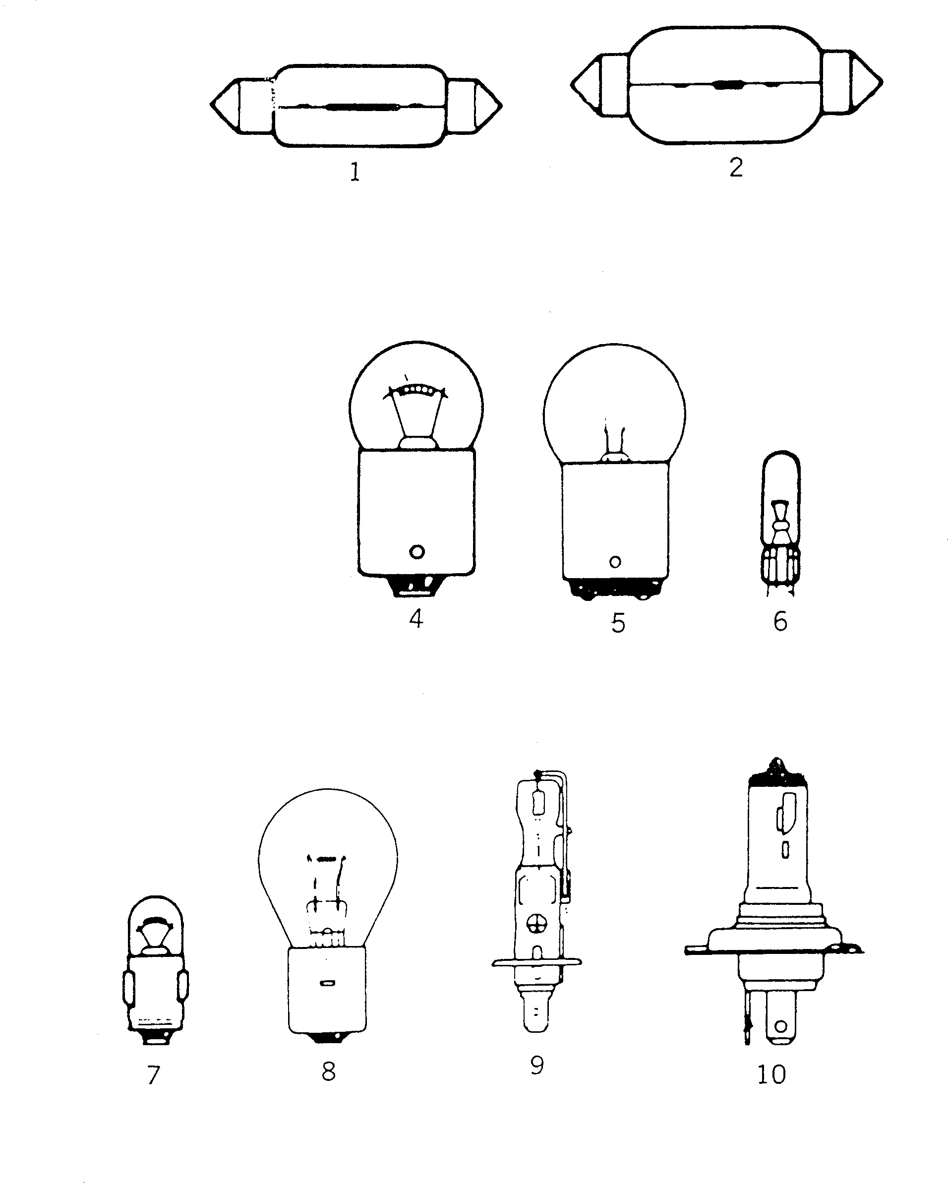 BULB,(TYPE 5) BW066226 KOMATSU