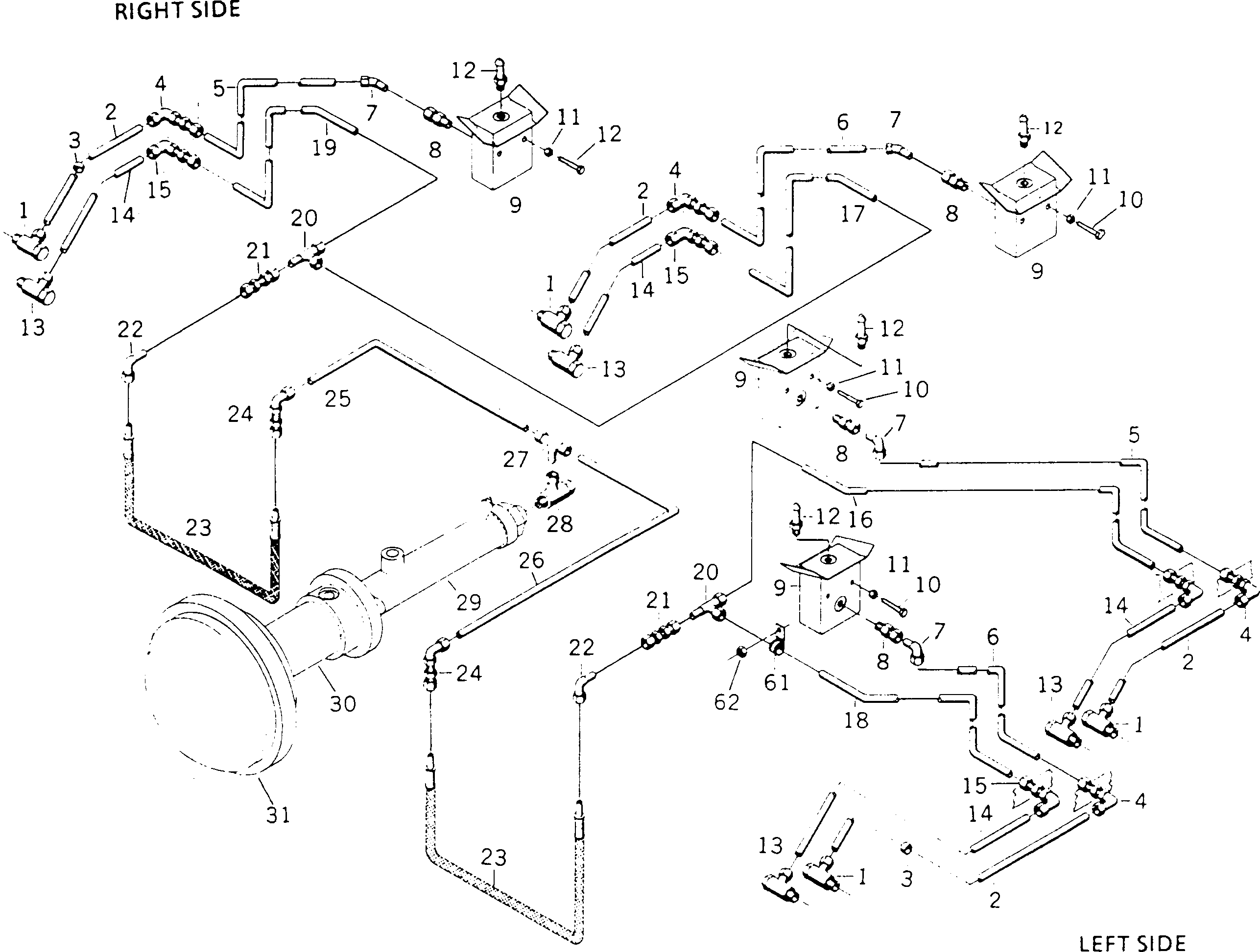 Трубка BW032957 KOMATSU