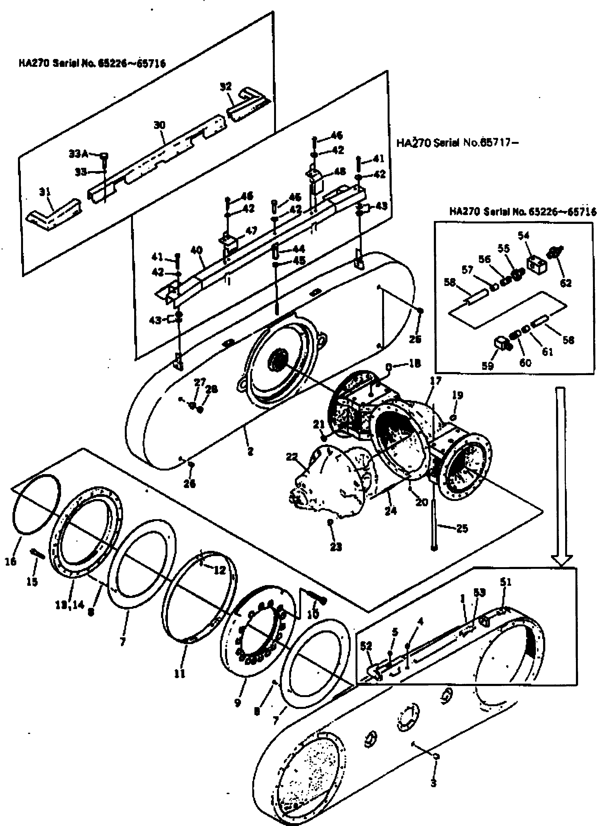 HOUSING,R.H. BW010913 KOMATSU